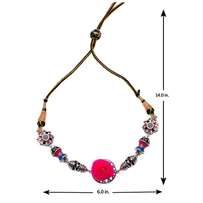 Kalbelia Enameled Choker Necklace