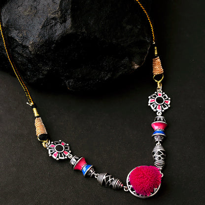 Kalbelia Enameled Choker Necklace