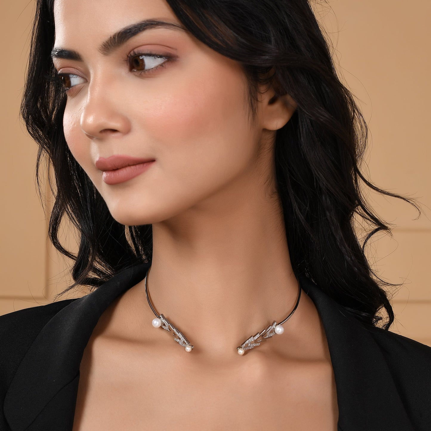 Voylla Silver-Plated Brass Necklace