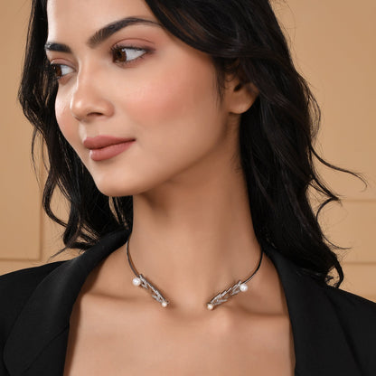 Voylla Silver-Plated Brass Necklace
