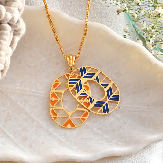 Zulu Dakarai Dual Enameled Pendant
