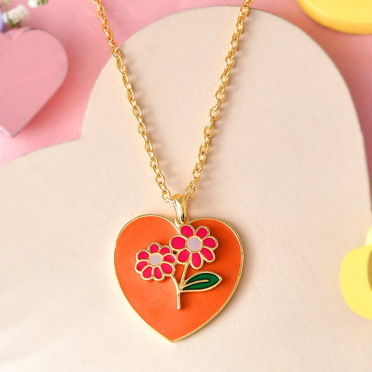 Valentine's Day Daisy Dual Pendants