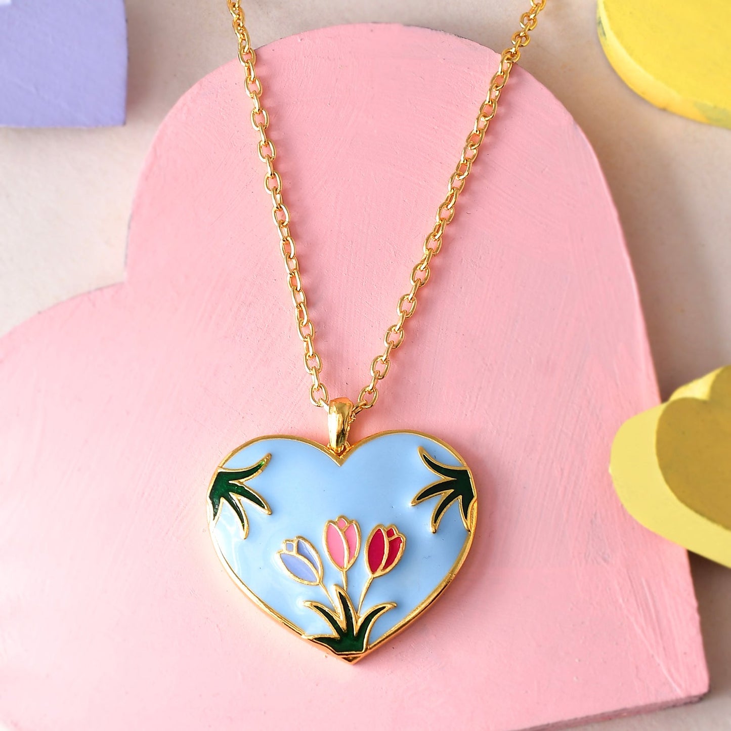 Valentine's Day Spring Heart Pendant