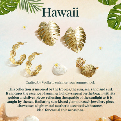 Hawaii Plumeria Pearl Necklace