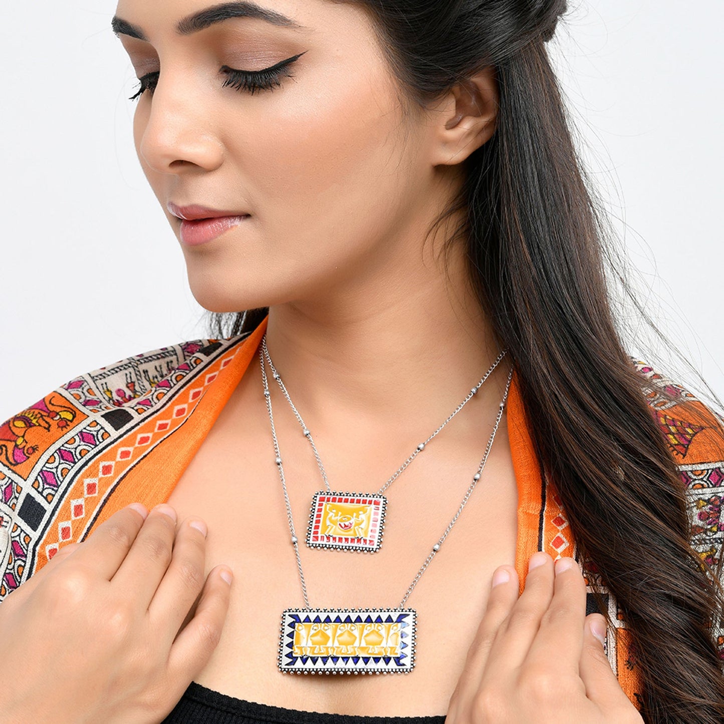 Warli Dhindora Baje Re Layered Necklace