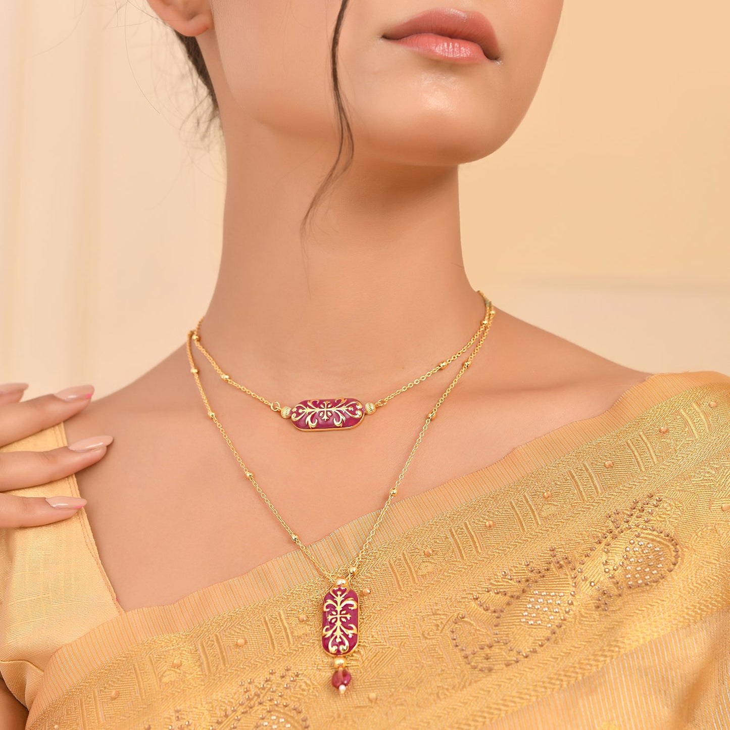 Pashmina Wajiha Layered Necklace