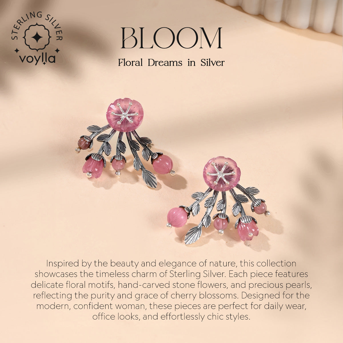 Bloom 925 Sterling Silver Misaki Necklace