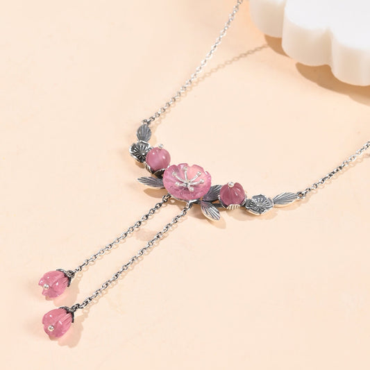 Bloom 925 Sterling Silver Misaki Necklace