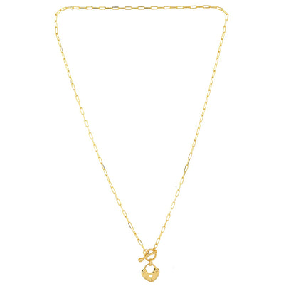 Valentine's Day Locked In Love Pendant Necklace