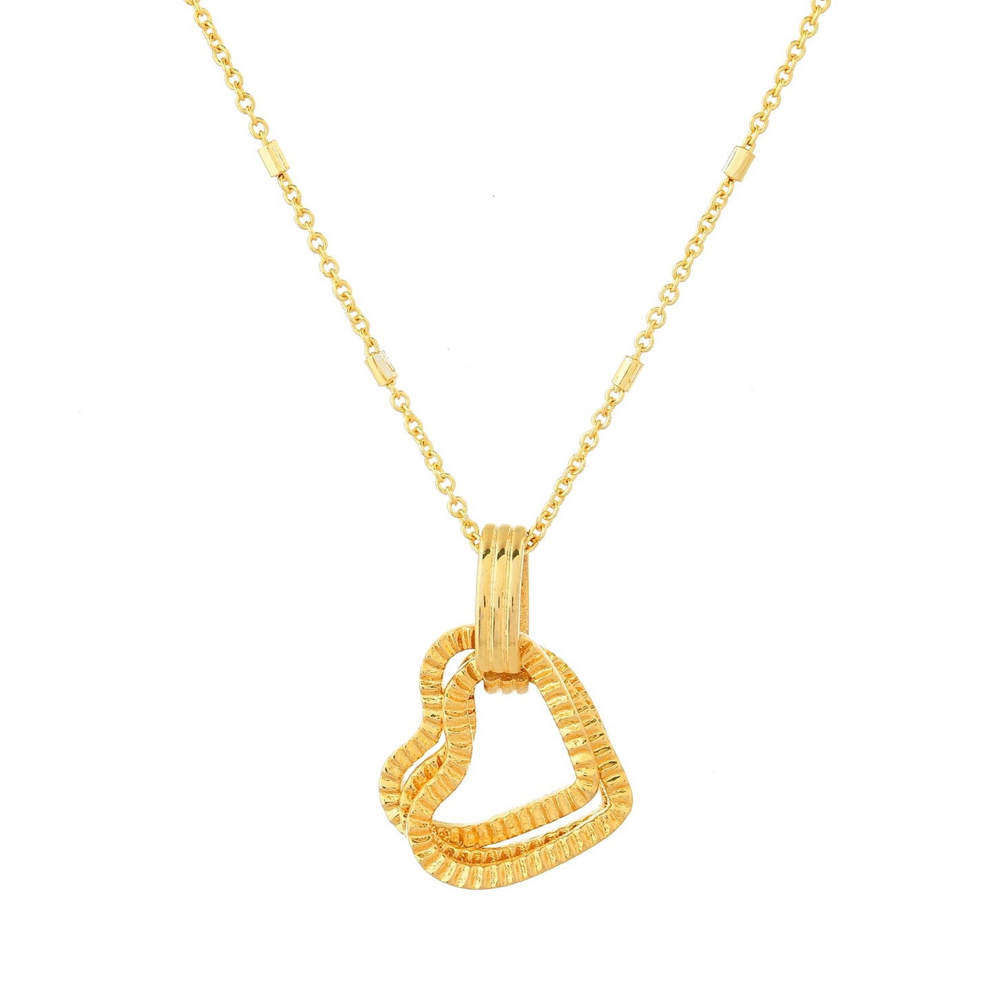 Valentine's Day Hearts Of Passion Pendant Necklace