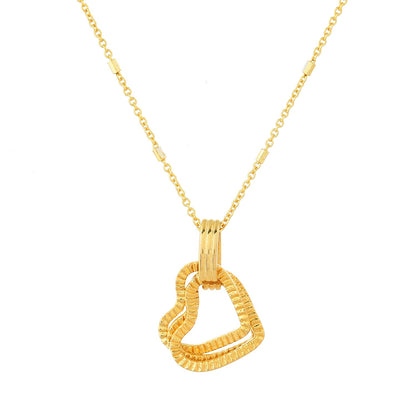 Valentine's Day Hearts Of Passion Pendant Necklace