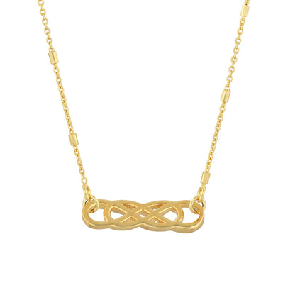 Valentine's Day Infinity Knot Of Love Pendant Necklace