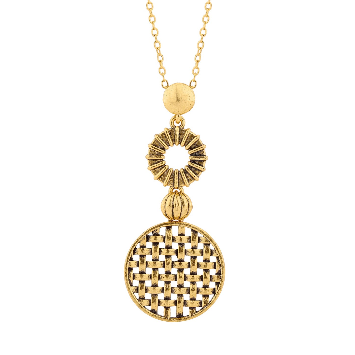 Woven Wonders Plain Weaving Pendant