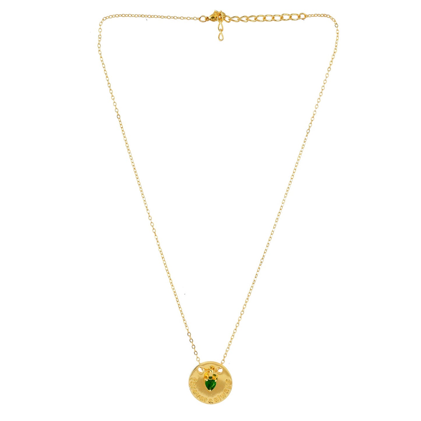 Valentine's Day Forever & Always Pendant Necklace