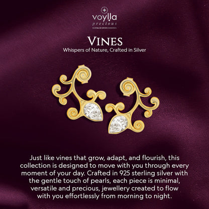 Vines The Creeper's Kiss Sterling Silver Necklace