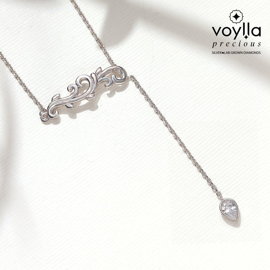 Vines The Creeper's Kiss Sterling Silver Necklace