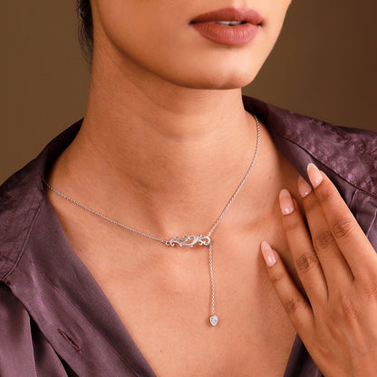 Vines The Creeper's Kiss Sterling Silver Necklace
