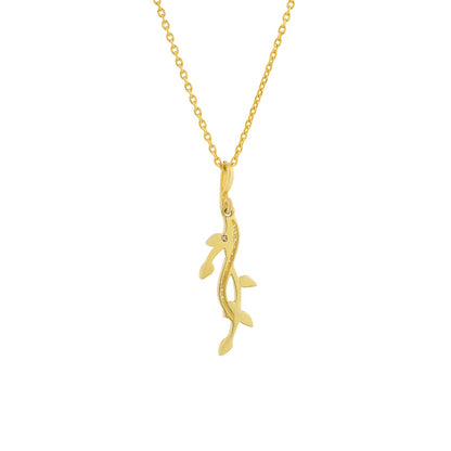 Vines Twine Whisper Sterling Silver Pendant