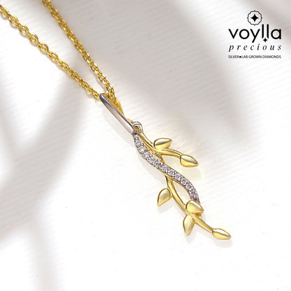 Vines Twine Whisper Sterling Silver Pendant