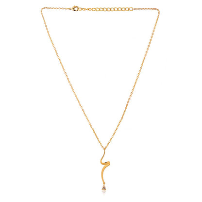 Flow Tide Stream Pendant Short Necklace