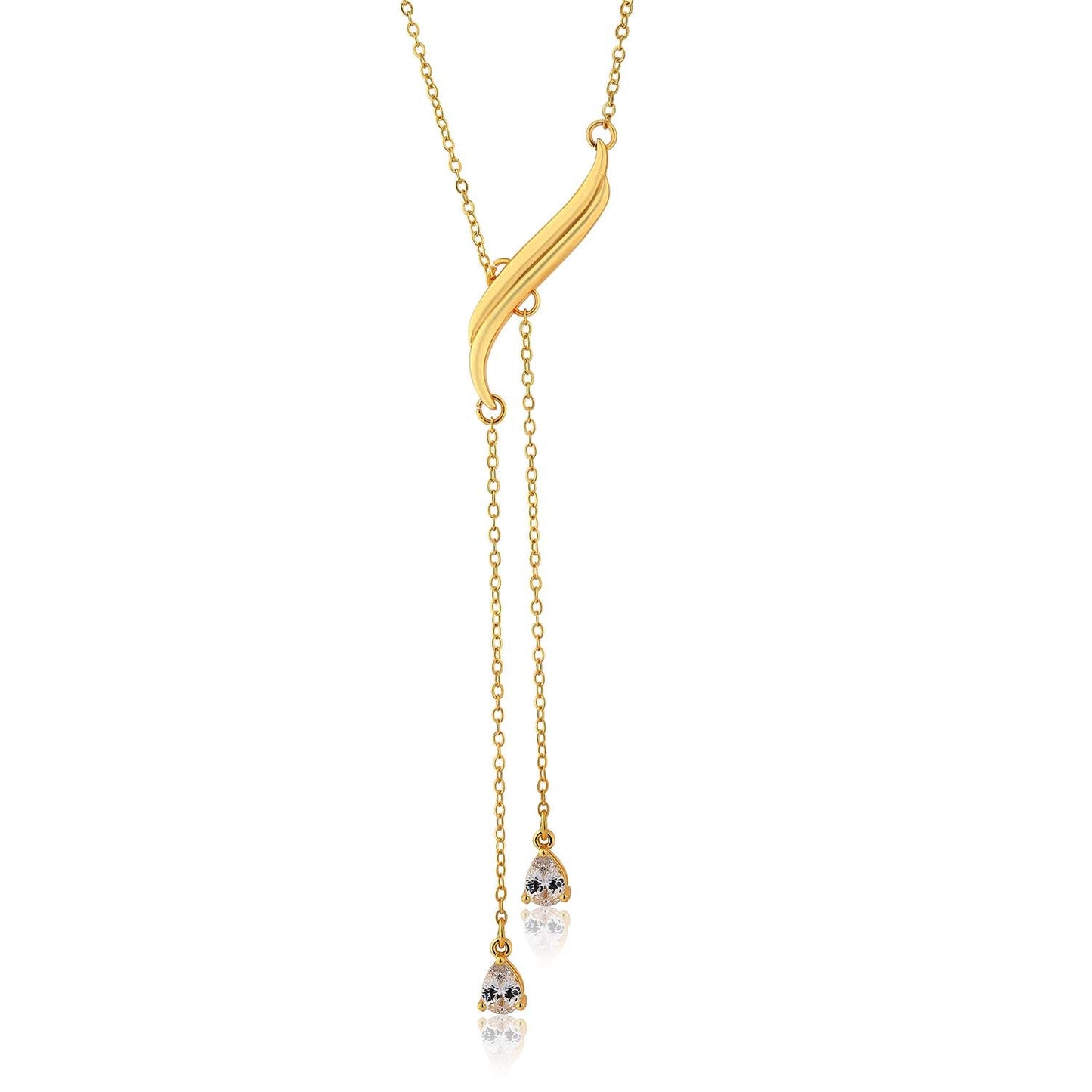 Flow Tide Cascade Curve Y Necklace