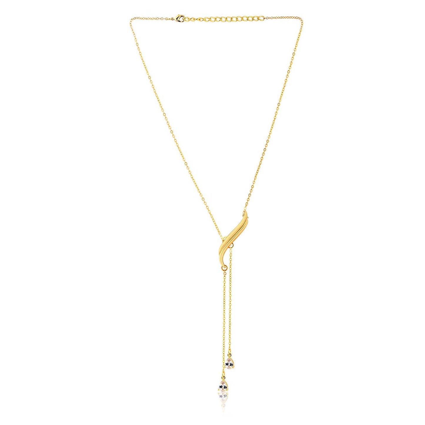 Flow Tide Cascade Curve Y Necklace