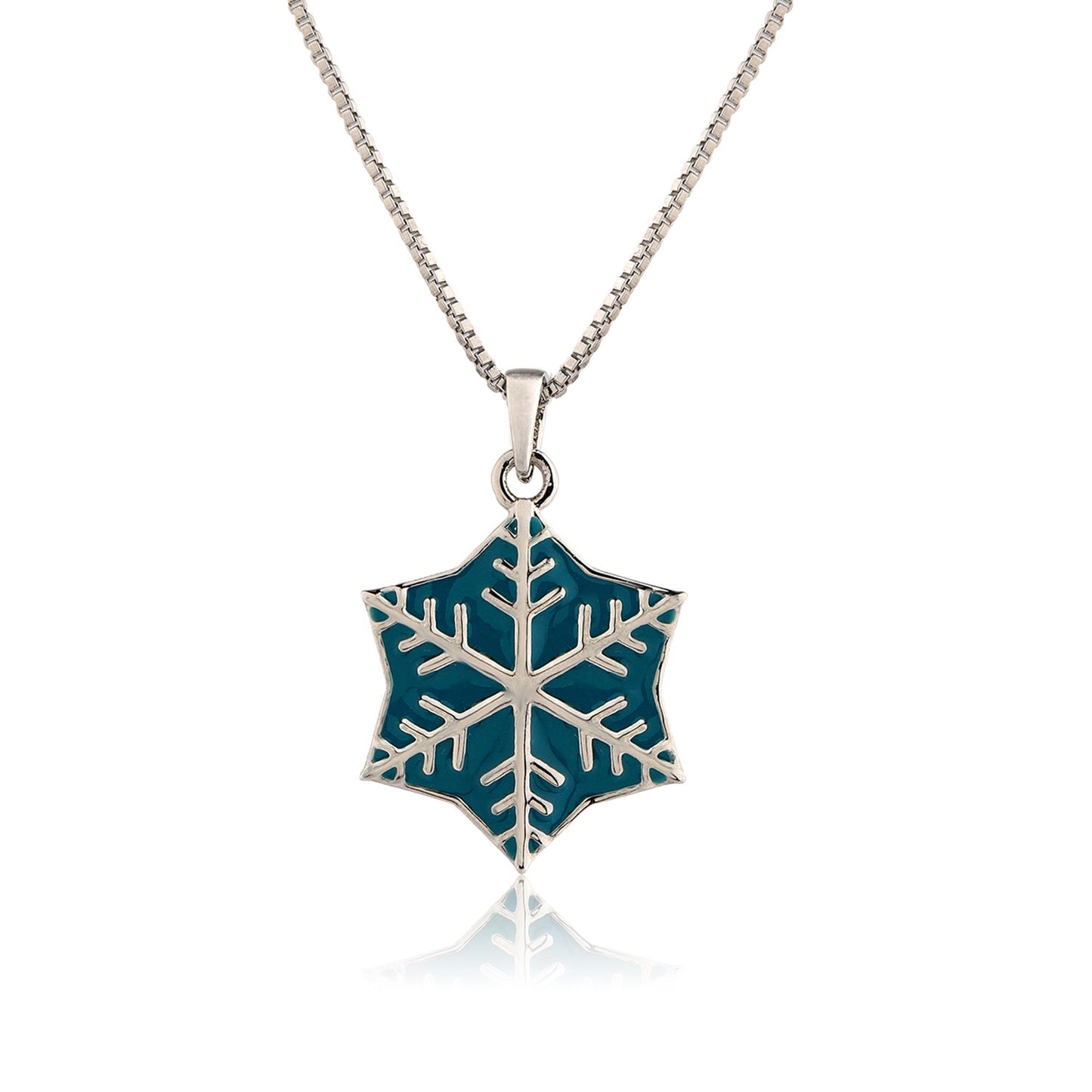 Fractals In Nature Symmetra Enamel Pendant