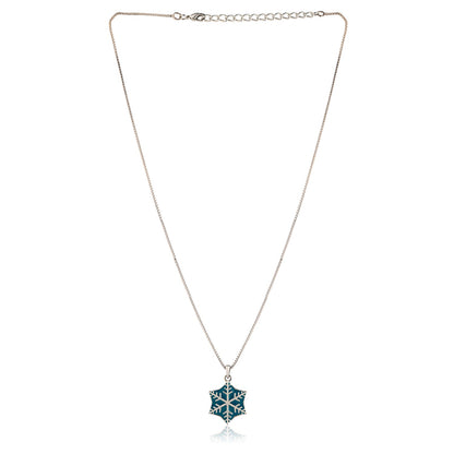 Fractals In Nature Symmetra Enamel Pendant
