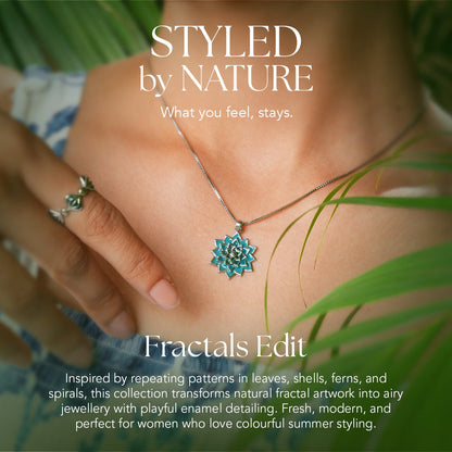 Fractals In Nature Mandel Flora Pendant