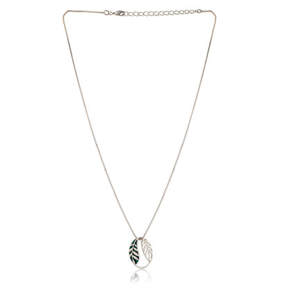 Fractals In Nature Echo Leaf Pendant
