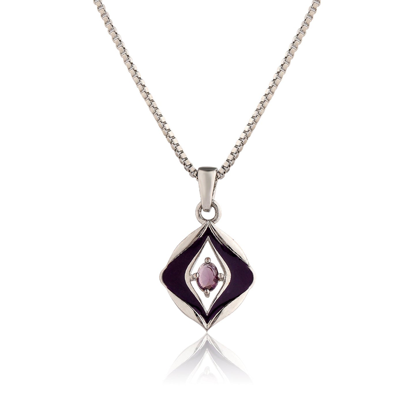 Fractals In Nature Petal Within Pendant