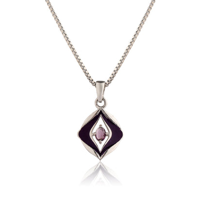 Fractals In Nature Petal Within Pendant