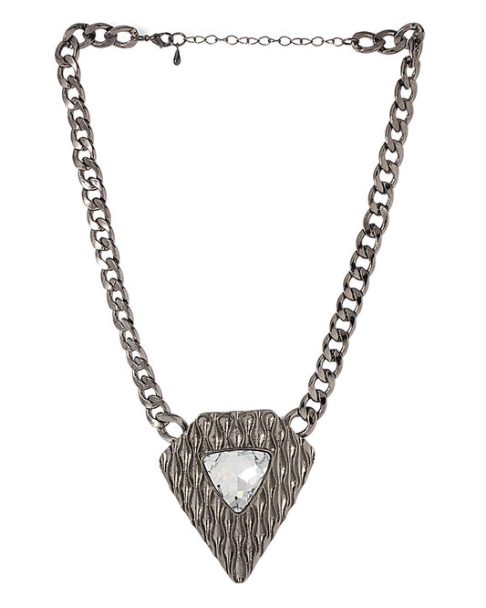 Crystal Decked Statement Necklace